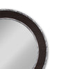 Chloe’S Reflection Vertical Hanging Black-Wood Finish Circle Framed Wall Mirror 30’’ Height CHL-CH8M807BW30-RND
