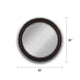 Chloe’S Reflection Vertical Hanging Black-Wood Finish Circle Framed Wall Mirror 30’’ Height CHL-CH8M807BW30-RND