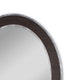 Chloe’S Reflection Vertical Hanging Black-Wood Finish Oval Framed Wall Mirror 35’’ Height CHL-CH8M808BW35-VOV