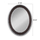 Chloe’S Reflection Vertical Hanging Black-Wood Finish Oval Framed Wall Mirror 35’’ Height CHL-CH8M808BW35-VOV