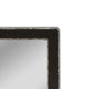 Reflection Vertical Hanging Wood & Iron Silver/Black Finish Rectangle Framed Wall Mirror 35’’ Height CHL-CH8M809BW35-VRT