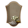 CHLOE’s Reflection Contemporary Maple Wood Finish Dual-Arched Framed Wall Mirror 30’’ Height CHL-CH8M812MW30-VAR