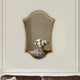 CHLOE’s Reflection Contemporary Maple Wood Finish Dual-Arched Framed Wall Mirror 30’’ Height CHL-CH8M812MW30-VAR