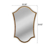 CHLOE’s Reflection Contemporary Maple Wood Finish Dual-Arched Framed Wall Mirror 30’’ Height CHL-CH8M812MW30-VAR