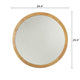 Reflection Maple Finish Round Framed Wall Mirror 24’’ Height CHL-CH8M828MW24-FRD