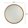 Reflection Maple Finish Framed Wall Mirror 32’’ Height CHL-CH8M831MW32-FRD