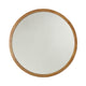 Reflection Maple Finish Framed Wall Mirror 32" Height