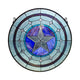 Lighting LONESTAR Tiffany-style Round Window Panel 24" Height