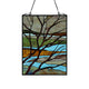 Chloe Lighting Dawn Tiffany-Style Landscape Stained Glass Window Panel 24’’ Height CHL-CH8P006TF24-VRT