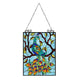 CHLOE Lighting PAVOA Animal Tiffany-Style Stained Glass Verical Hanging Window Panel 25’’ Tall CHL-CH8P007BP24-VRT