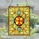 Chloe Lighting Adelia Tiffany-Style Victorian Stained Glass Window Panel 24" Height