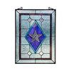 Lighting LONESTAR Tiffany-style Rectangular Window Panel 24" Height