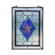 Lighting LONESTAR Tiffany-style Rectangular Window Panel 24" Height