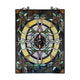 Chloe Lighting Bonica Tiffany-Style Floral Stained Glass Window Panel 24’’ Height CHL-CH8P023RF24-VRT