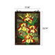 Chloe Lighting Fire Lily Tiffany-Style Floral Stained Glass Window Panel 25’’ Height CHL-CH8P032OF25-VRT