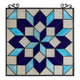 Chloe Lighting Labyrinth Tiffany-Style Geometric Stained Glass Window Panel 25’’ Height CHL-CH8P036BG25-SQR