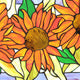 Chloe Lighting Helianthus Tiffany-Style Floral Stained Glass Window Panel 31’’ Width CHL-CH8P041OF31-HRT