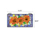 Chloe Lighting Helianthus Tiffany-Style Floral Stained Glass Window Panel 31’’ Width CHL-CH8P041OF31-HRT