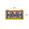 Chloe Lighting Oriental Tiffany-Style Floral Stained Glass Window Panel 34’’ Wide CHL-CH8P044GF34-HRT