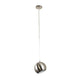 Lighting IRONCLAD Contemporary-Style 1 Light Brushed Nickel Ceiling Mini Pendant 8’’ Wide CHL-CH8S463BN08-DP1