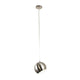 Lighting IRONCLAD Contemporary-Style 1 Light Brushed Nickel Ceiling Mini Pendant 8" Wide