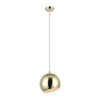 Lighting IRONCLAD Contemporary-Style 1 Light Plated Gold Ceiling Mini Pendant 8’’ Wide CHL-CH8S463GD08-DP1