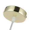Lighting IRONCLAD Contemporary-Style 1 Light Plated Gold Ceiling Mini Pendant 8’’ Wide CHL-CH8S463GD08-DP1