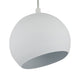 Lighting IRONCLAD Contemporary-Style 1 Light Matt White Ceiling Mini Pendant 8’’ Wide CHL-CH8S463WH08-DP1