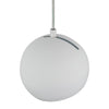 Lighting IRONCLAD Contemporary-Style 1 Light Matt White Ceiling Mini Pendant 8’’ Wide CHL-CH8S463WH08-DP1