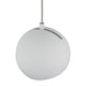 Lighting IRONCLAD Contemporary-Style 1 Light Matt White Ceiling Mini Pendant 8’’ Wide CHL-CH8S463WH08-DP1