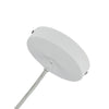 Lighting IRONCLAD Contemporary-Style 1 Light Matt White Ceiling Mini Pendant 8’’ Wide CHL-CH8S463WH08-DP1