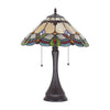 Chloe Lighting Howard Tiffany-Style 2 Light Table Lamp 16’’ Shade CHL-CH8T254AF16-TL2