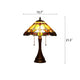 Chloe Lighting Howard Tiffany-Style 2 Light Table Lamp 16’’ Shade CHL-CH8T254AF16-TL2