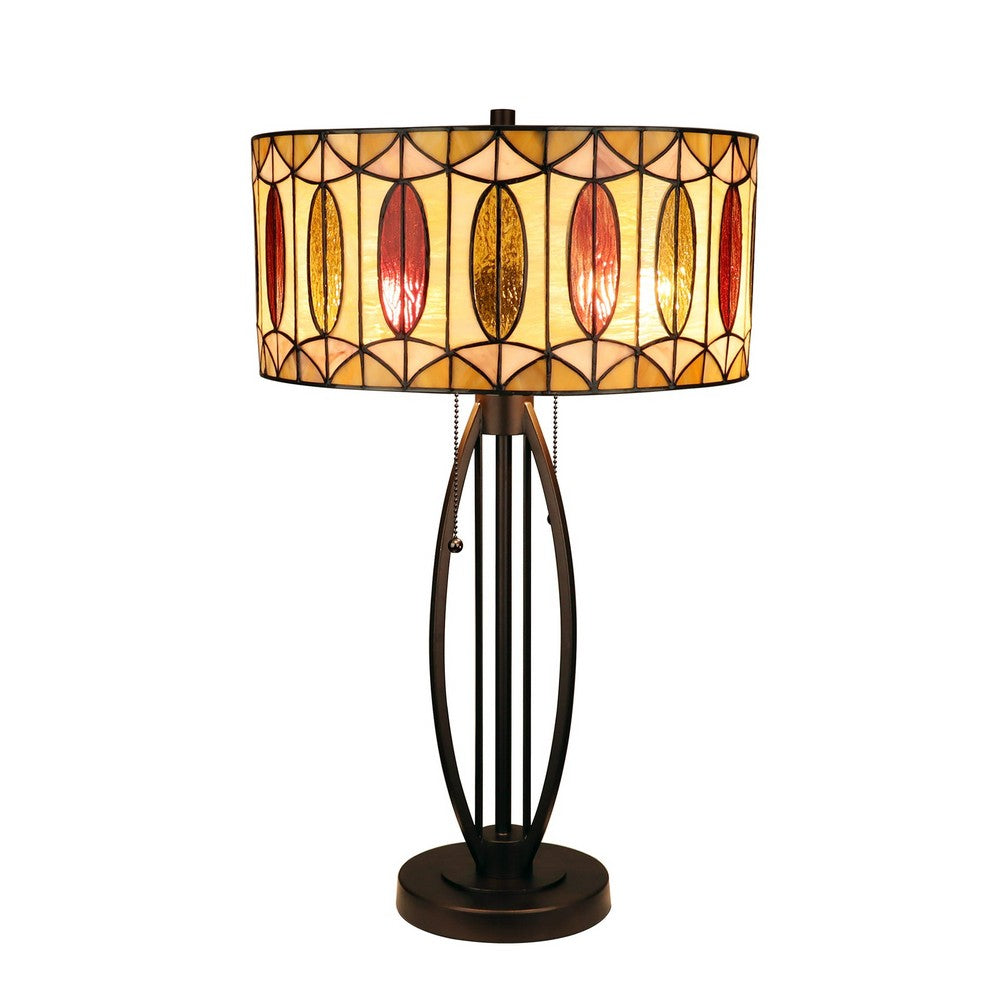 CH8T501YG15-TL2 RB + Coffee Gold Table Lamp
