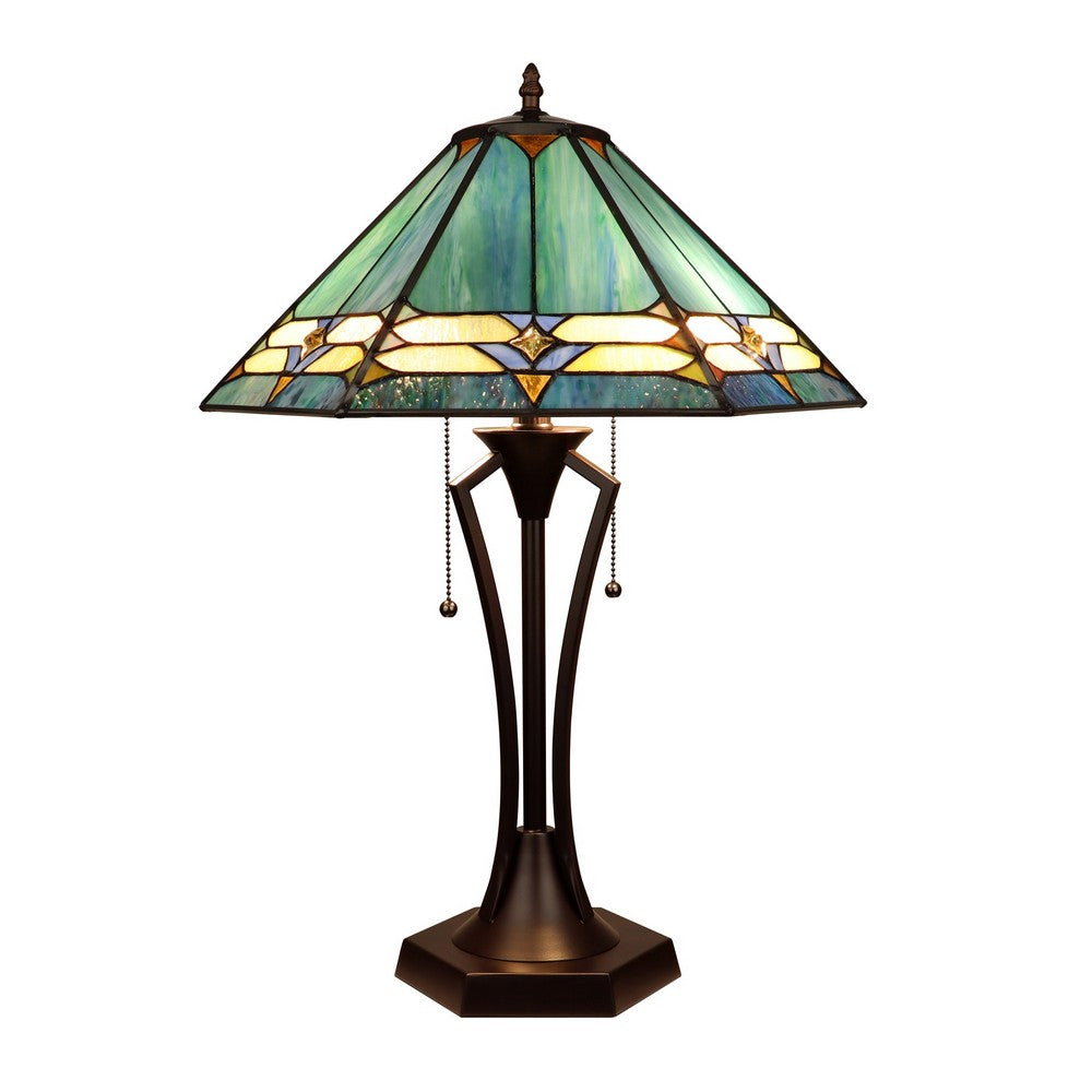 CH8T502GG18-TL2 RB + Coffee Gold Table Lamp