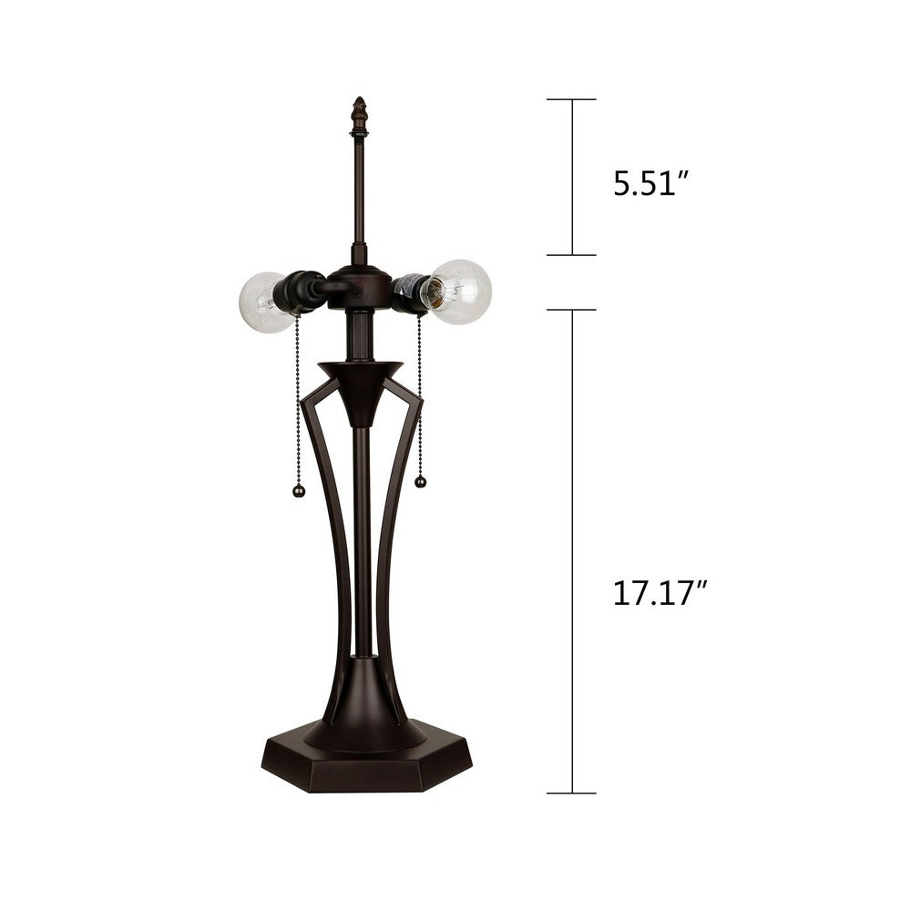 CH8T502GG18-TL2 RB + Coffee Gold Table Lamp
