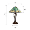 CH8T502GG18-TL2 RB + Coffee Gold Table Lamp