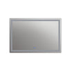 Rectangular Mirror with LED Light and Dimmable Touch Button Clear CHL-CH9M001BD36-LRT