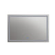 Rectangular Mirror with LED Light and Dimmable Touch Button Clear CHL-CH9M001BD36-LRT