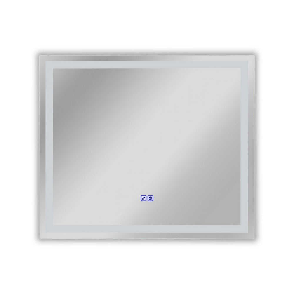 Luminosity Back Lit Rectangular Touchscreen Led Mirror 3 Color Temperatures 3000K-6000K 28’’ Wide CHL-CH9M001BL28-HRT