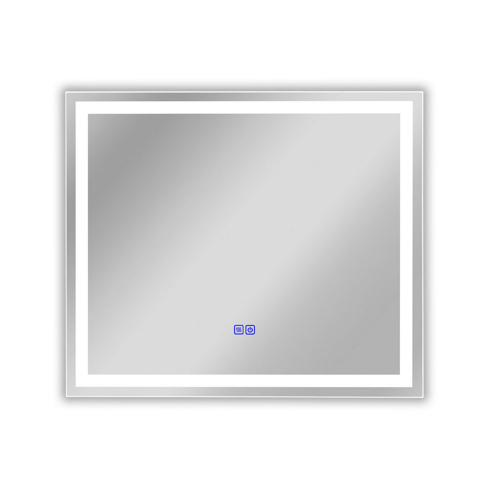 Luminosity Back Lit Rectangular Touchscreen Led Mirror 3 Color Temperatures 3000K-6000K 28" Wide