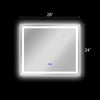 Luminosity Back Lit Rectangular Touchscreen Led Mirror 3 Color Temperatures 3000K-6000K 28" Wide