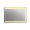 Square Mirror with Warm White LED Light and Dimmable Touch Button Clear CHL-CH9M001BW28-LRT