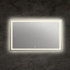 Square Mirror with Warm White LED Light and Dimmable Touch Button Clear CHL-CH9M001BW28-LRT