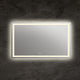Square Mirror with Warm White LED Light and Dimmable Touch Button Clear CHL-CH9M001BW28-LRT