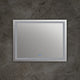 Rectangle Mirror with White LED Light and Dimmable Touch Button Clear CHL-CH9M001ED28-LRT