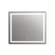 Rectangle Mirror with White LED Light and Dimmable Touch Button Clear CHL-CH9M001ED28-LRT