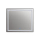 Rectangle Mirror with White LED Light and Dimmable Touch Button Clear CHL-CH9M001ED28-LRT