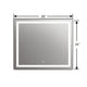 Rectangle Mirror with White LED Light and Dimmable Touch Button Clear CHL-CH9M001ED28-LRT