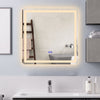 Luminosity Back Lit Square Touchscreen Led Mirror 3 Color Temperatures 3000K-6000K 28’’ Wide CHL-CH9M002BL28-SQR